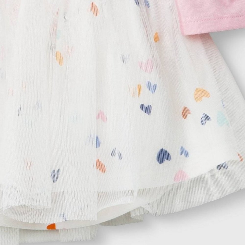 NWT Girls' 2pc Long Sleeve Top and Bottom Set 6-9m - Picture 4 of 4